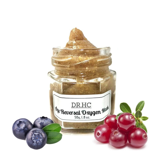 DR.HC Age Reversal Oxygen Mask (60g, 2.1oz) (Exfoliating, Anti-aging, Skin brightening, Anti-blemish, Anti-inflammatory...)