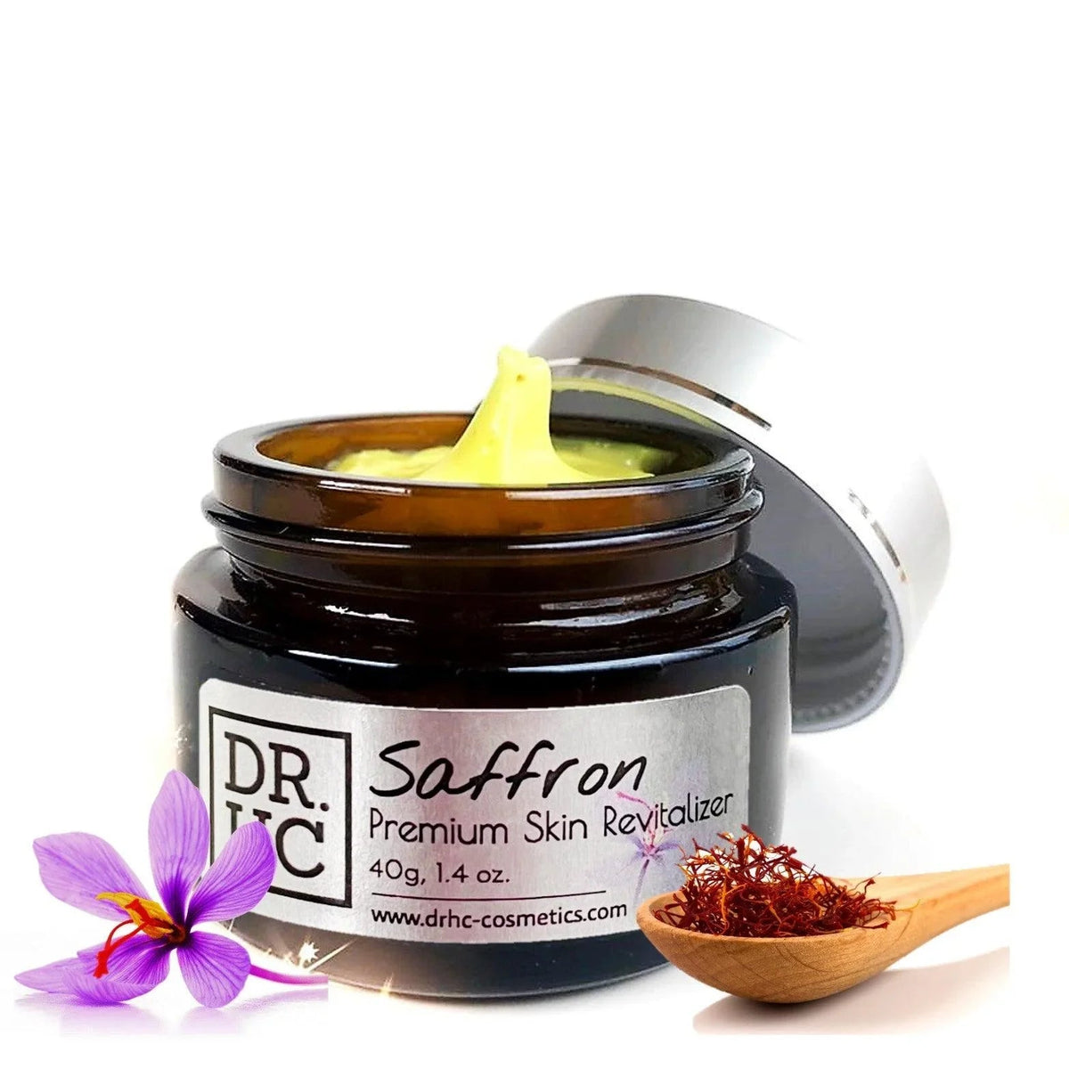 DR.HC Saffron Premium Skin Revitalizer (40g, 1.4oz) (Skin recovery, Anti-scar, Anti-blemish, Skin toning...)