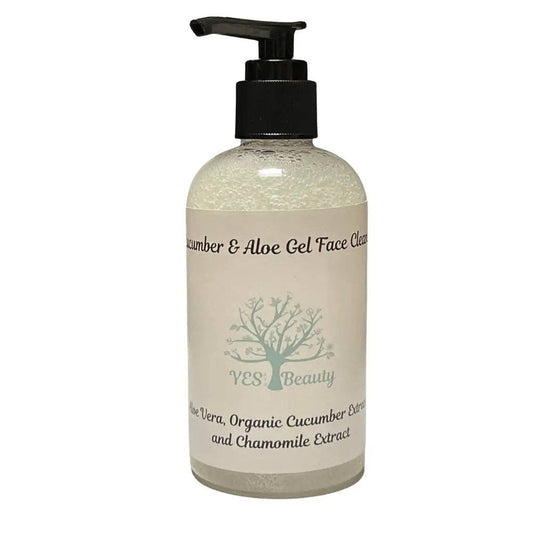 Organic Face Cleanser Cucumber & Aloe Gel - Unscented - 9oz.