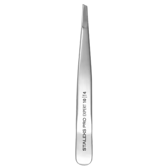 STALEKS PRO EXPERT 10 TYPE 4 EYEBROW TWEEZERS WIDE SLANT TE-10/4 - STALEKS™-0