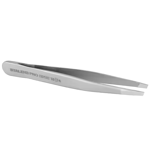 STALEKS PRO EXPERT 10 TYPE 4 EYEBROW TWEEZERS WIDE SLANT TE-10/4 - STALEKS™-1
