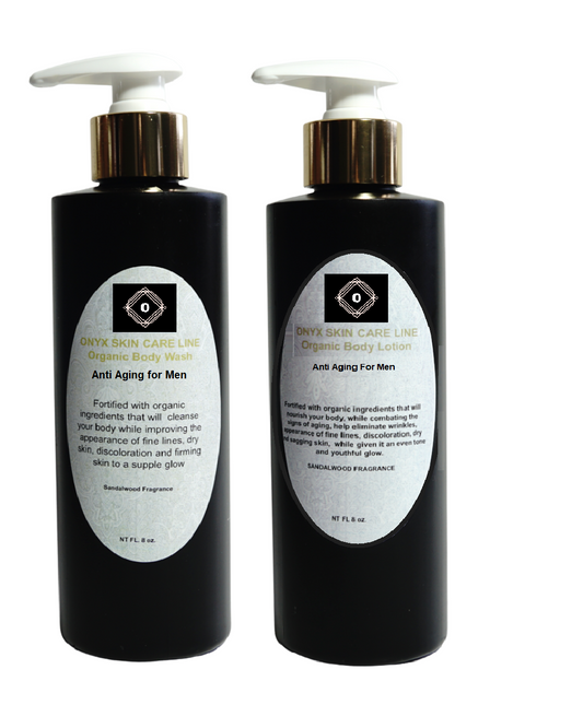ORGANIC ANTI-AGING DUO SYSTEM FOR DRY SKIN -  6 Fragrances - for MEN