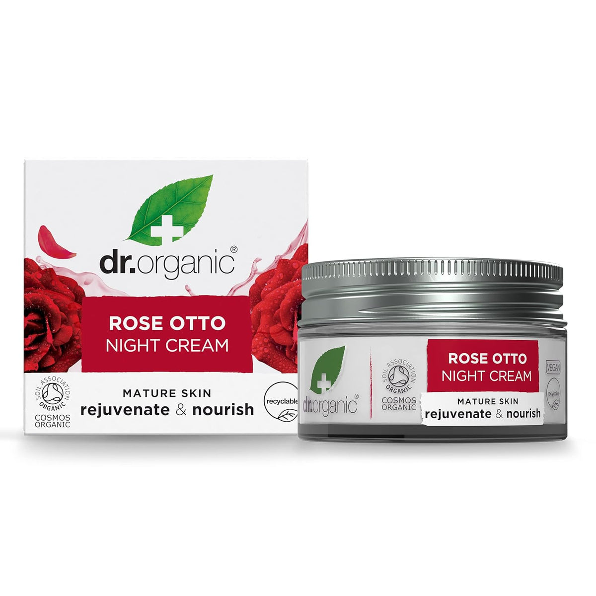 Dr Organic Bioactive Skincare Organic Rose Otto Night Cream 50ml