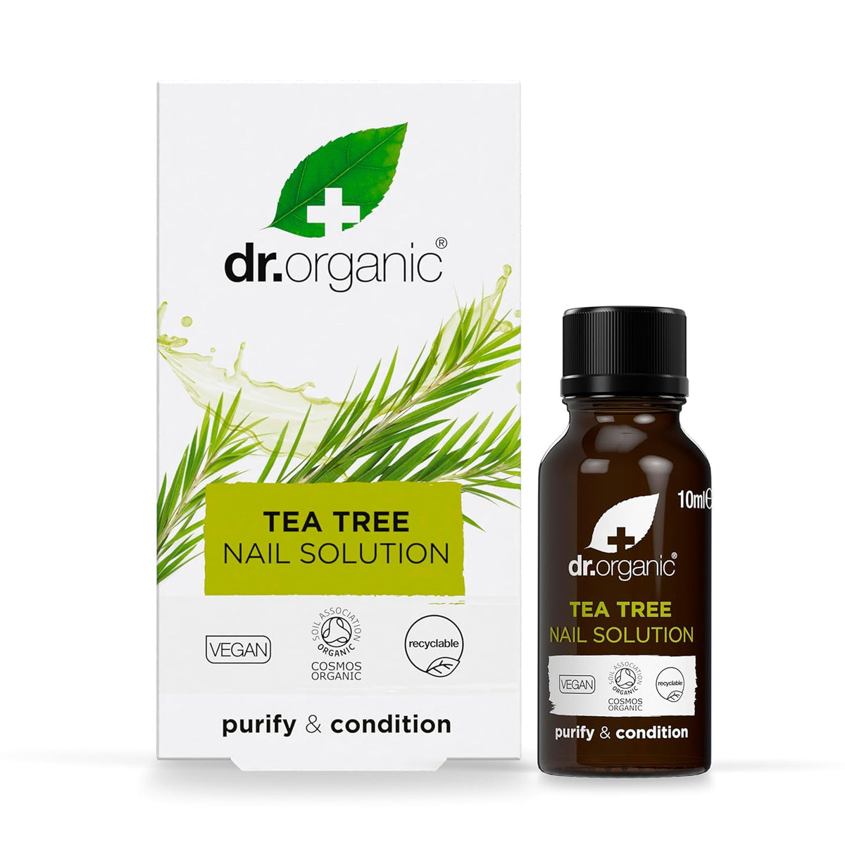 Dr Organic Bioactive Skincare Organic Tea Tree Nail Solution 10ml