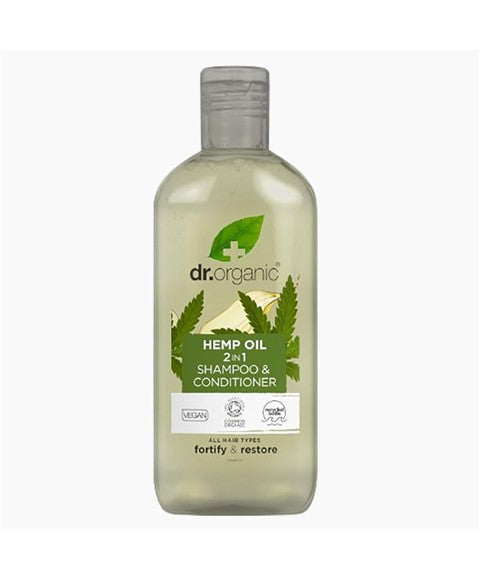 Dr Organic Bioactive Haircare Hemp Oil 2 In 1 Shampoo And Conditioner 265ml