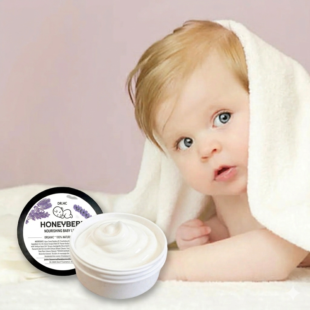 DR.HC Honeybebe' Nourishing Baby Lotion (Calming Lavender) (4 fl.oz., 120 ml)