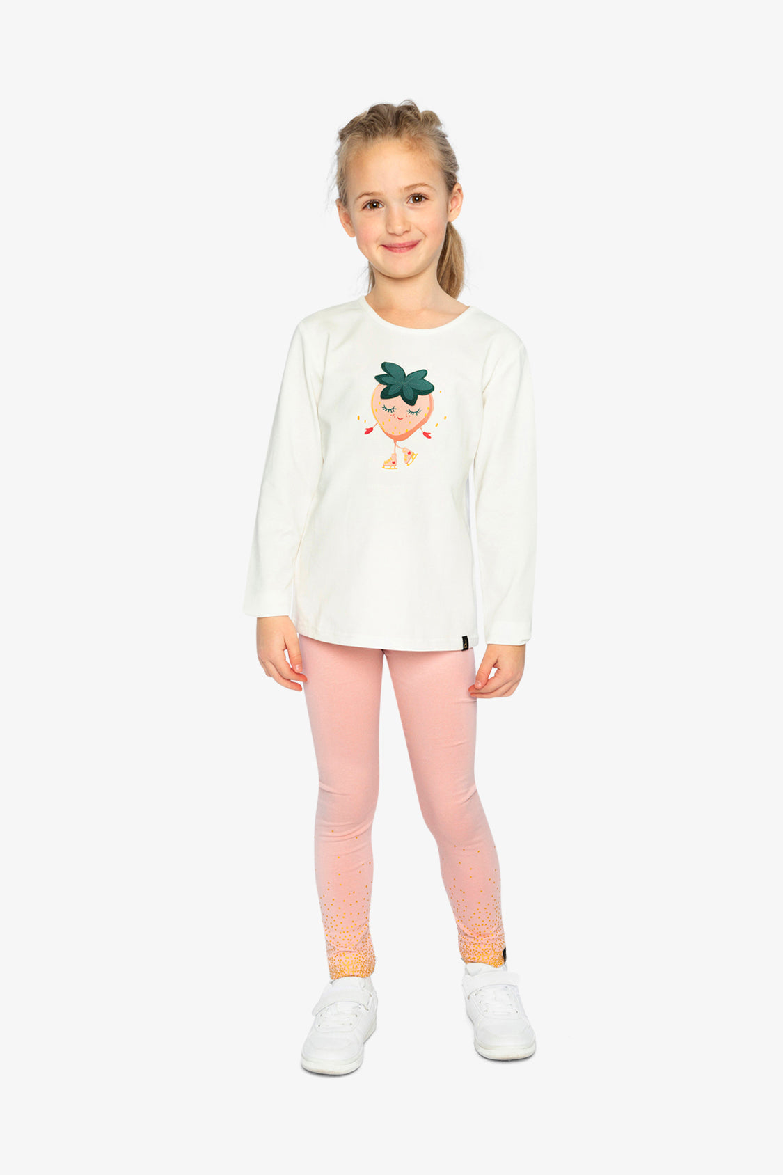 Organic Cotton Leggings Pale Dusty Pink