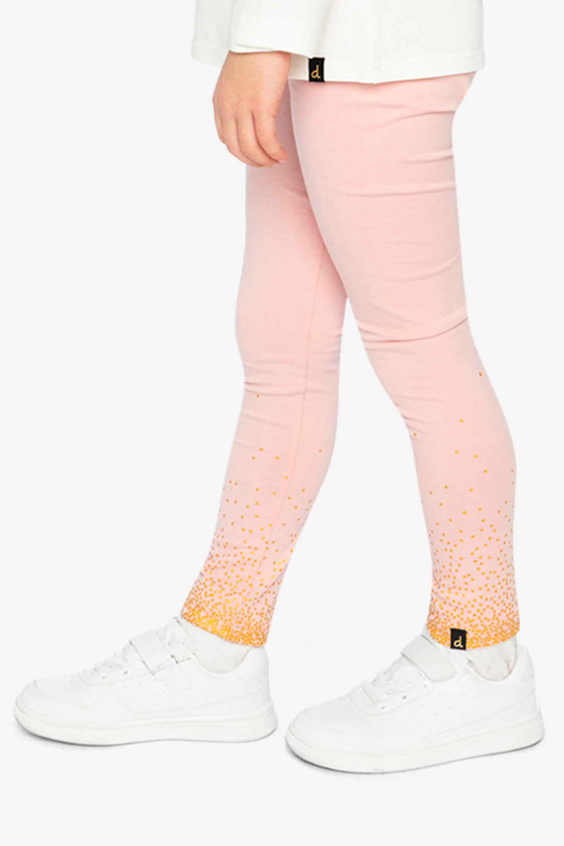 Organic Cotton Leggings Pale Dusty Pink