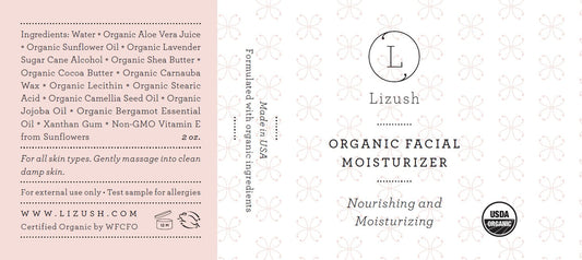 Organic Facial Moisturizer – Natural Nourishing Face Cream