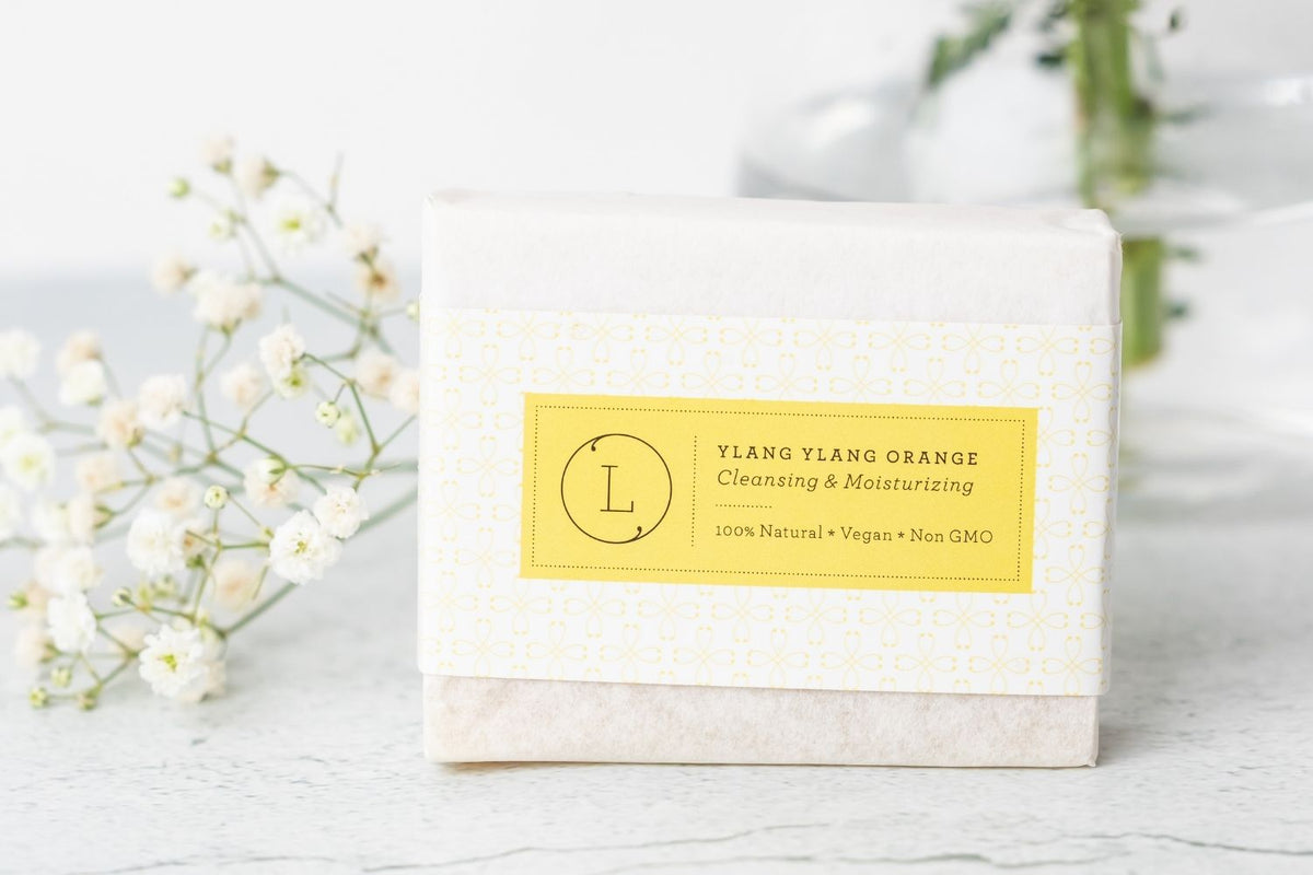 Orange Ylang Ylang Handmade Soap Bars – Vegan Set of 2