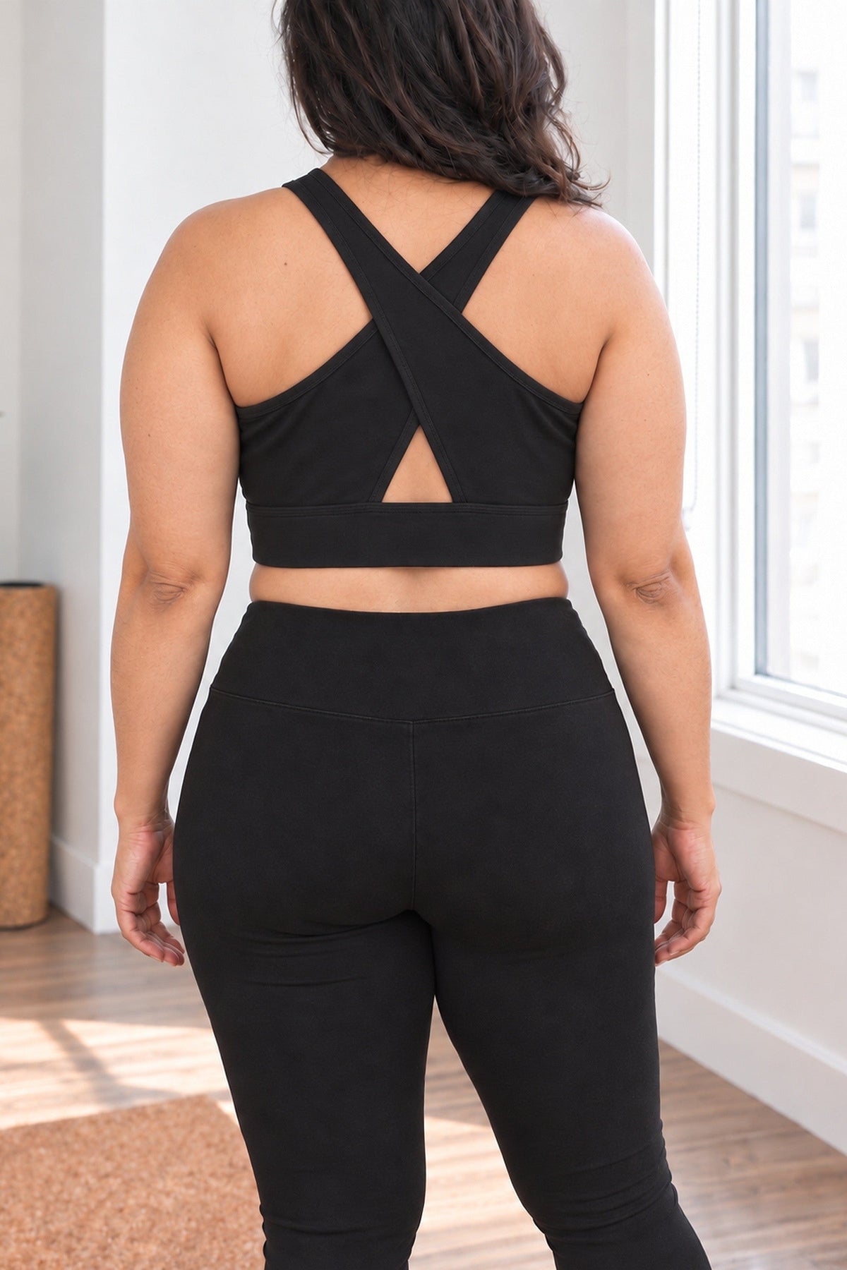 Fall Set – Organic Cotton Leggings 27" + Bra / Tank Top