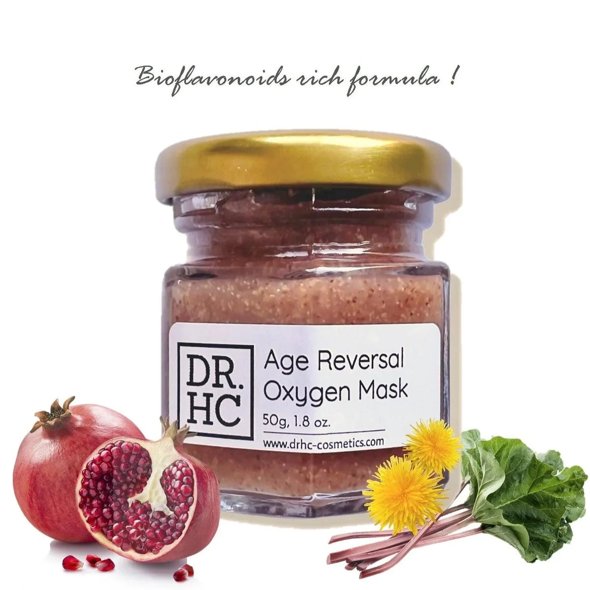 DR.HC Age Reversal Oxygen Mask (60g, 2.1oz) (Exfoliating, Anti-aging, Skin brightening, Anti-blemish, Anti-inflammatory...)
