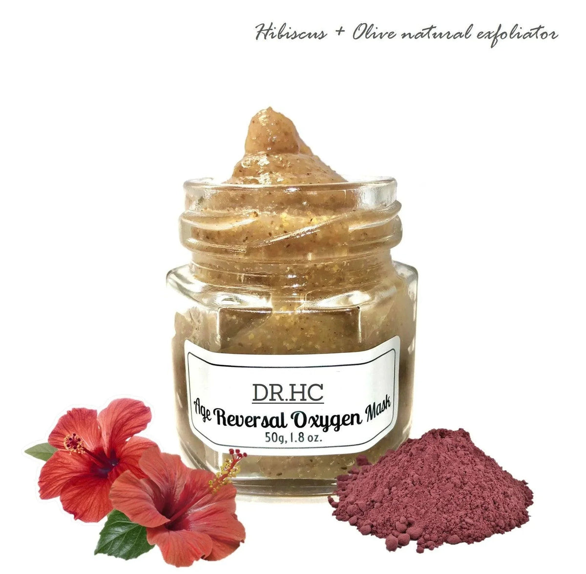 DR.HC Age Reversal Oxygen Mask (60g, 2.1oz) (Exfoliating, Anti-aging, Skin brightening, Anti-blemish, Anti-inflammatory...)