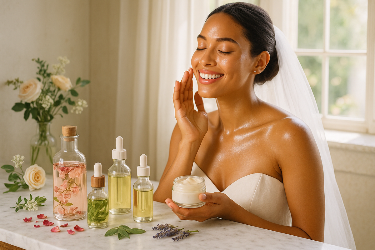 Organic Bridal Glow Essentials Bundle – Complete Wedding Day Skincare for Radiant Bride