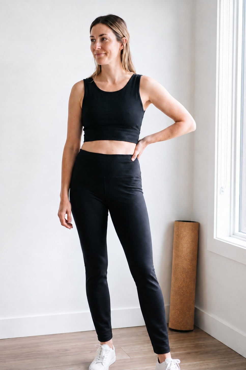 Fall Set – Organic Cotton Leggings 30" + Bra / Tank Top